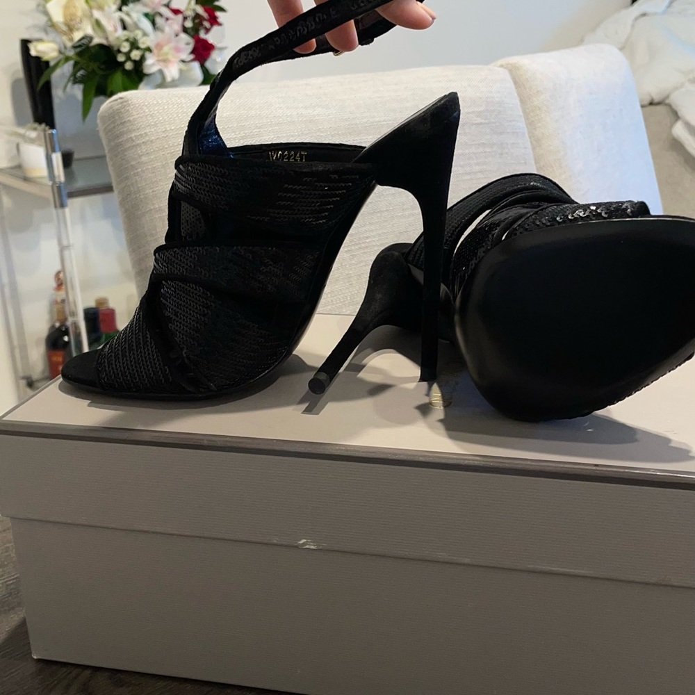 Tom Ford sequined black high heels - Picture 12 of 13